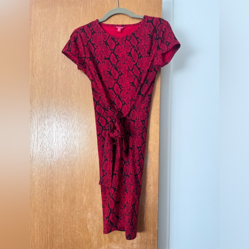 Guess Dress With Snake Skin Print - Gem